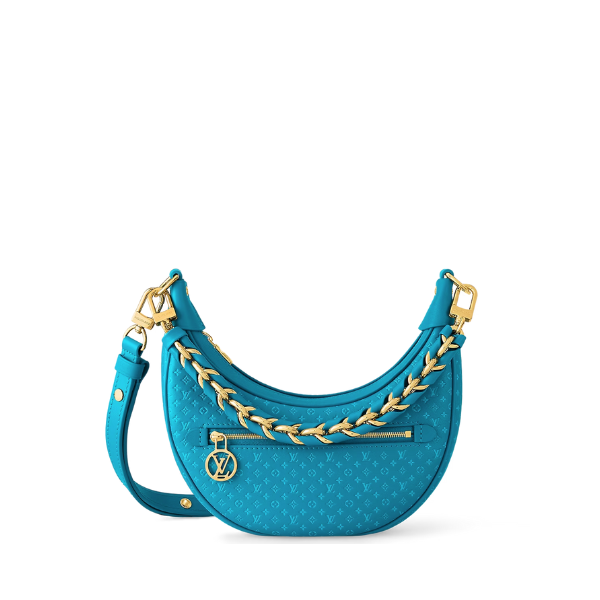 Louis Vuitton Loop Baguette Bag Blue 23Cm M22593