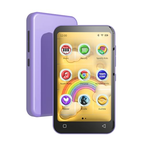 TIMMKOO 80GB Kids MP3 Player with Bluetooth, Parental Controls, Pre-Installed Spotify, Spotify Kids, Audible, 4
