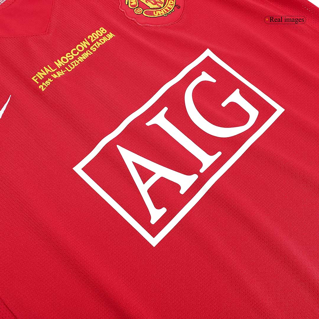 Retro Soccer Jersey ROONEY #10 Manchester United Home 2007/08 - UCL Final