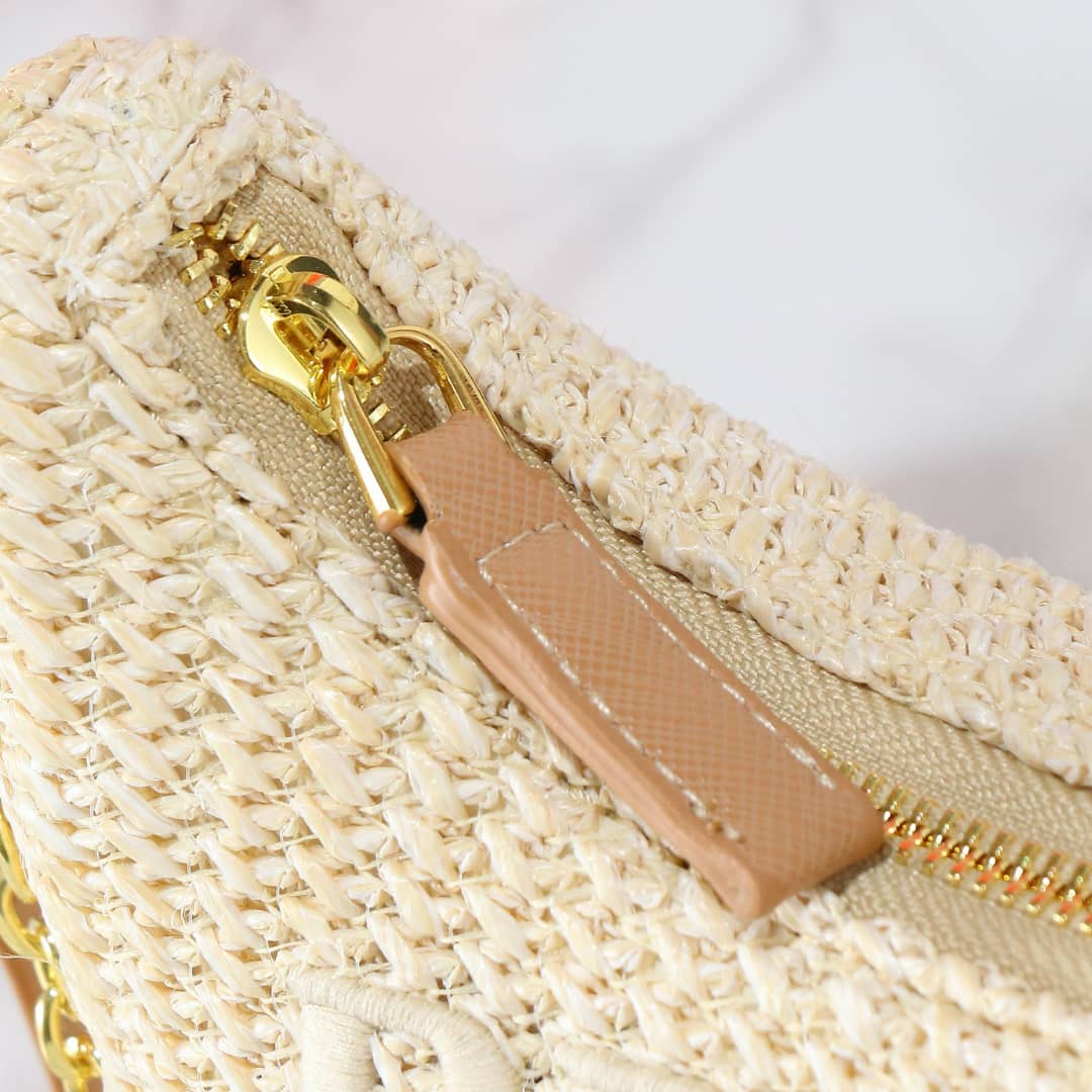 Prada Re Edition Crochet Bag Natural 22Cm