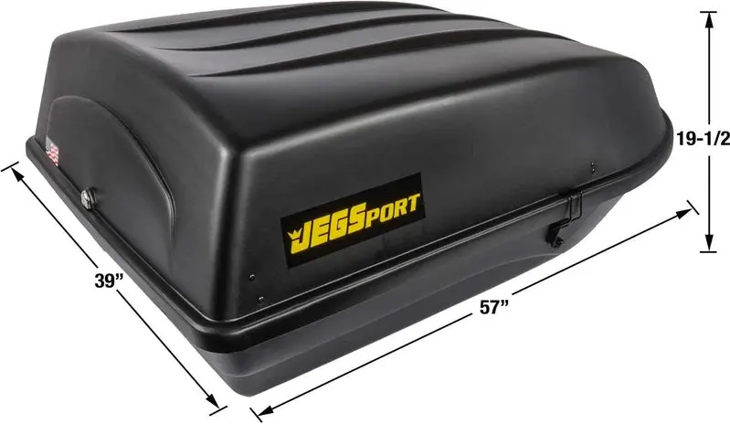Rooftop Cargo Box – 18-Cubic-Foot Waterproof Carrier, Made in the USA