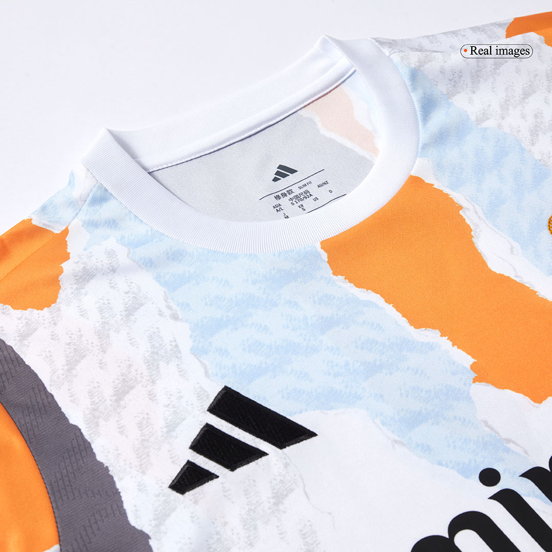 Real Madrid Pre-Match Soccer Jersey White