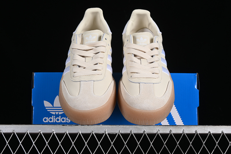 Adidas Samba W Wonder White/Cloud White/Silver Metallic ID0434