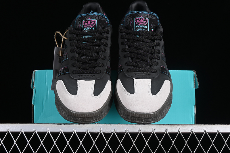 Adidas Fefei Ruan X Samba Xlg Chinese New Year Pack Core Black/Grey/Gum ID1138