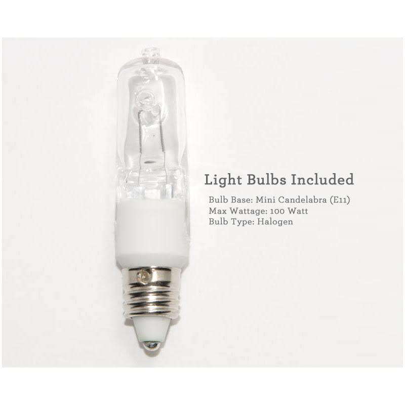 Kichler 6162CH Structures Bath 2-Light Halogen, Chrome