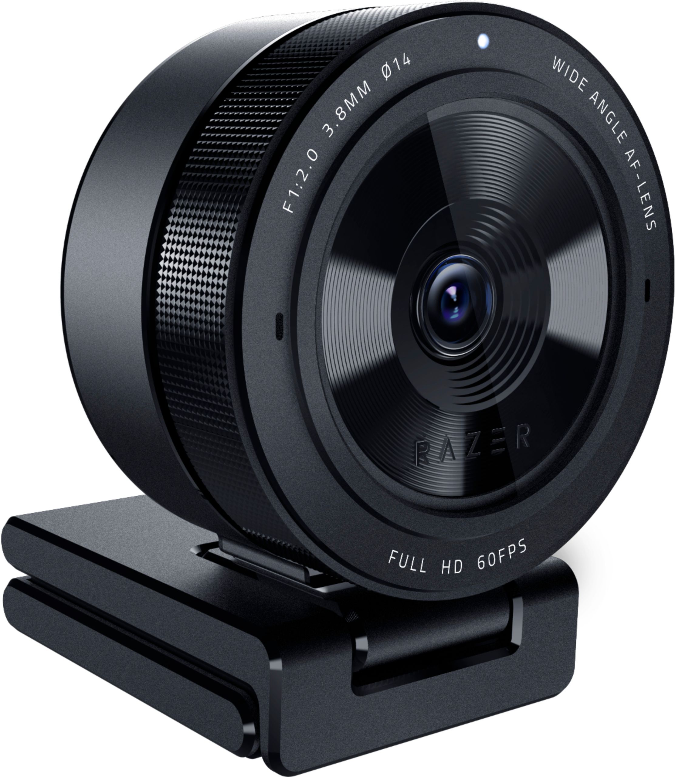 Razer - Kiyo Pro 1920 x 1080 Webcam with High-Performance Adaptive Light Sensor - Black