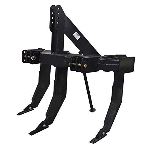 2026 3 Shank Subsoiler Ground Ripper Fits 3 Point Tractor Cat 1 & 2 Quick Hitch Compatible