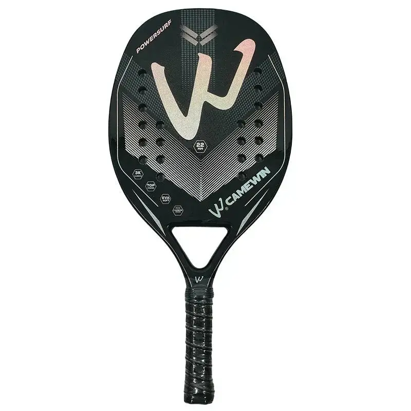 ProCarbo Grip Beach Tennis Racket – Lightweight 3K Carbon Fiber Construction