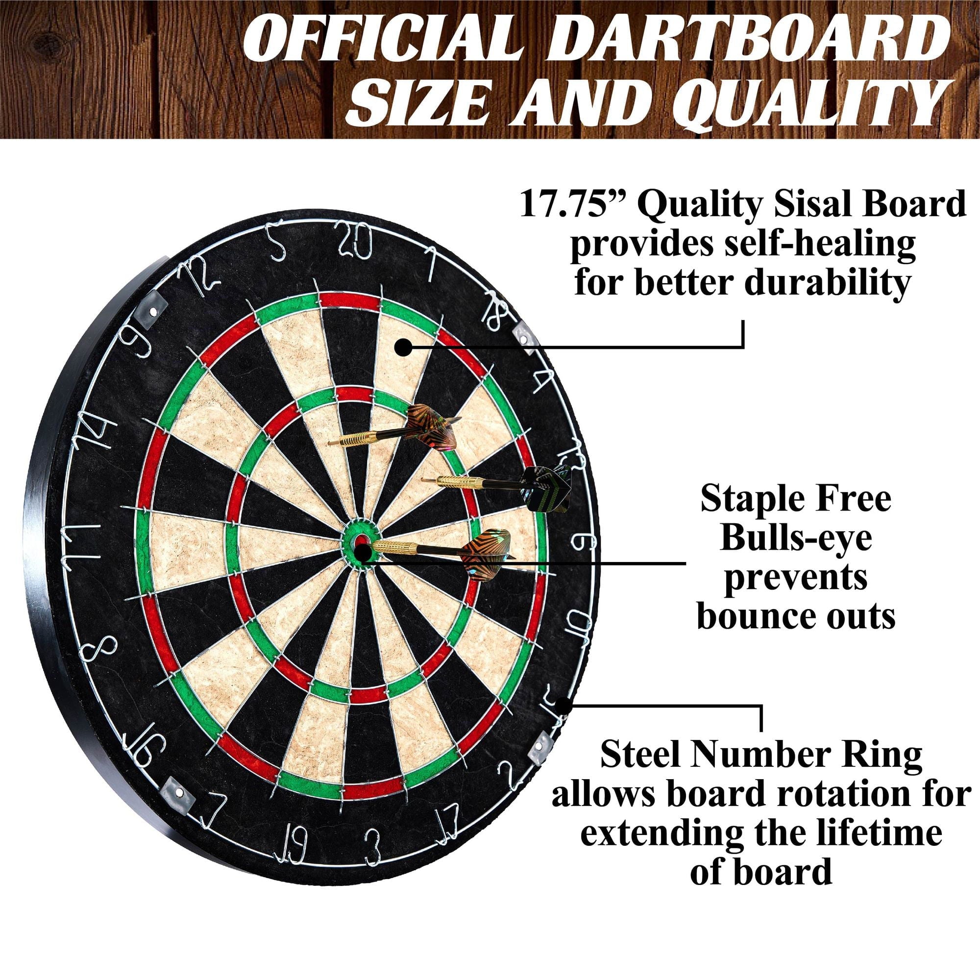 Barrington Billiard 84″ Arcade Pool Table with Bonus Dartboard Set, Green