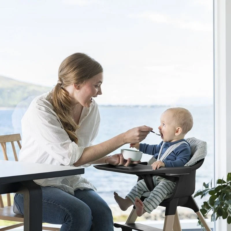 2026 Stokke® Clikk™ High Chair – All-in-One with Tray & Harness, Ergonomic Design, Tool-Free Assembly, Easy to Clean