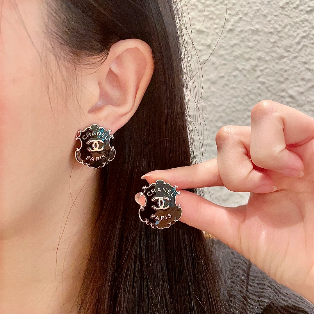 Chanel Double C Stud Earrings - cnluxepick