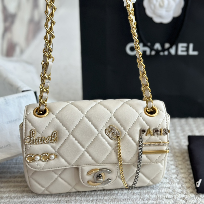 Chanel lucky charm chain crossbody bag - cnluxepick
