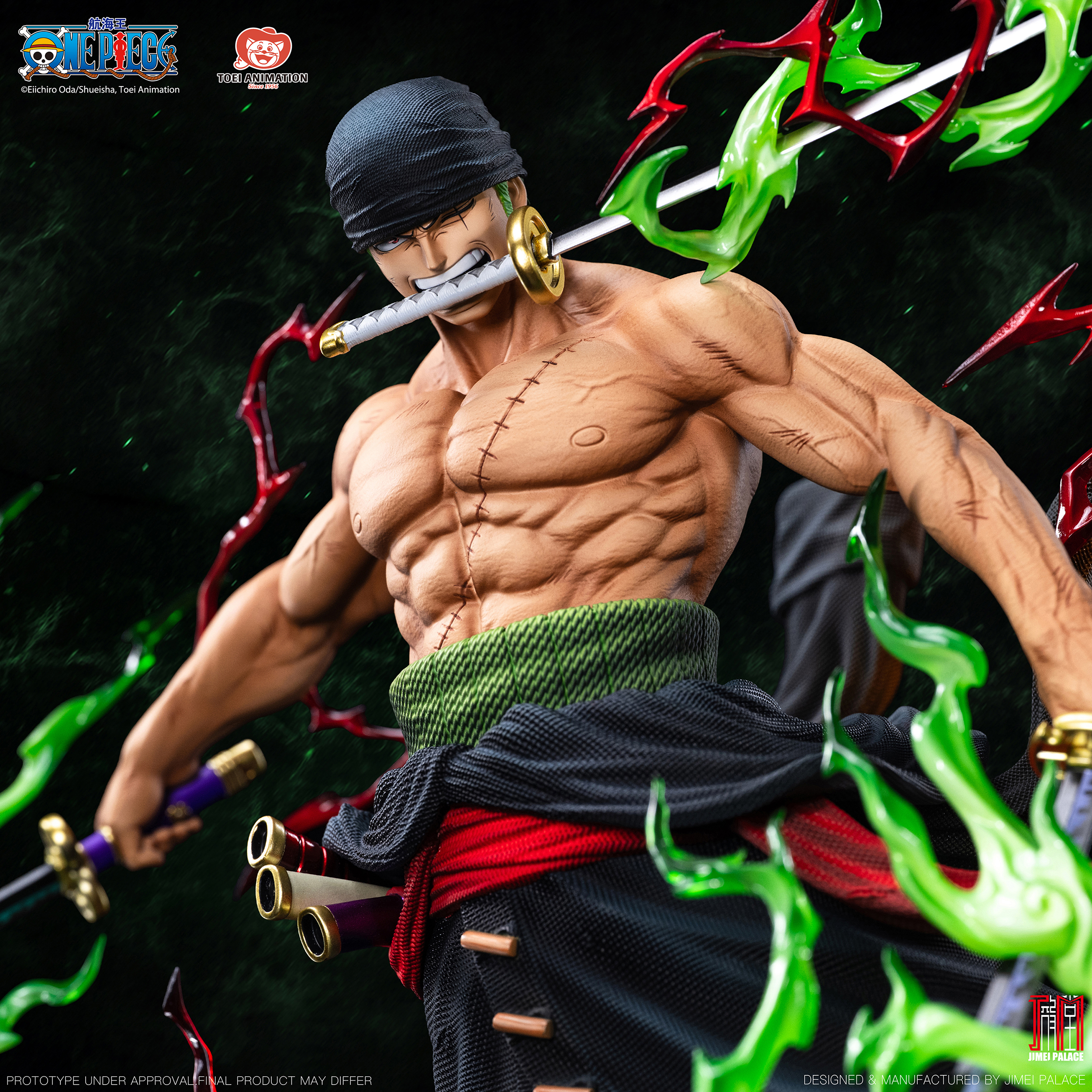Officially Licensed 《ONE PIECE》Legendary Straw Hat Crew Series RORONOA ZORO 1/6 Collectible Statue