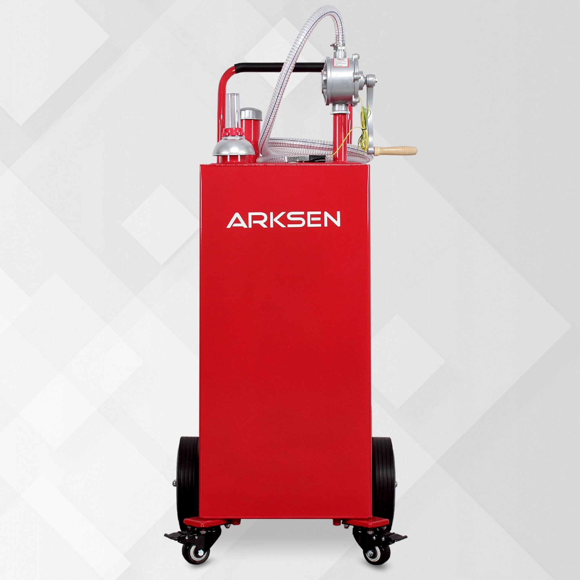 Arksen Portable 35-Gallon Gas Caddy Fuel Tank Storage Transfer Gasoline