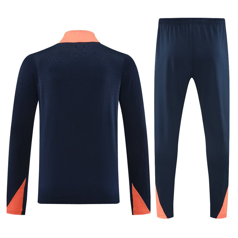25-26 Barcelona Navy&Orange Training Kits Football Track suits