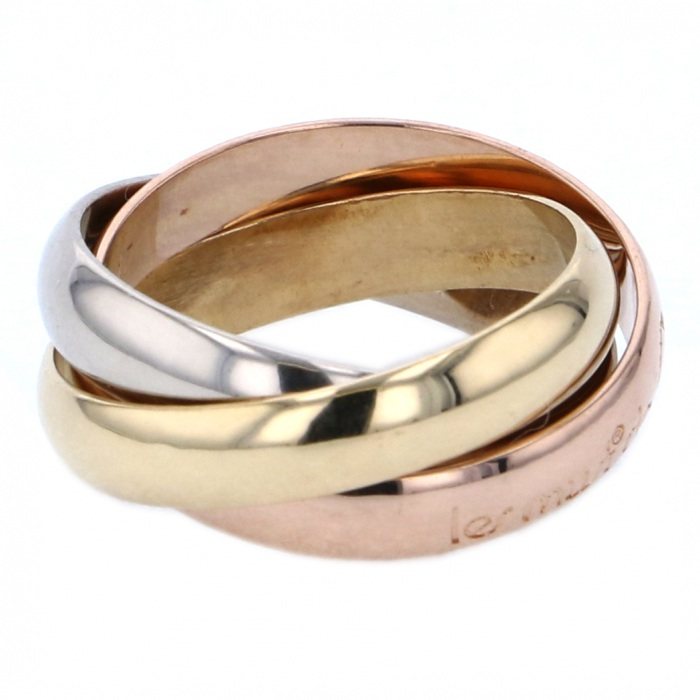 Cartier Trinity #47 Ring Tri-Gold