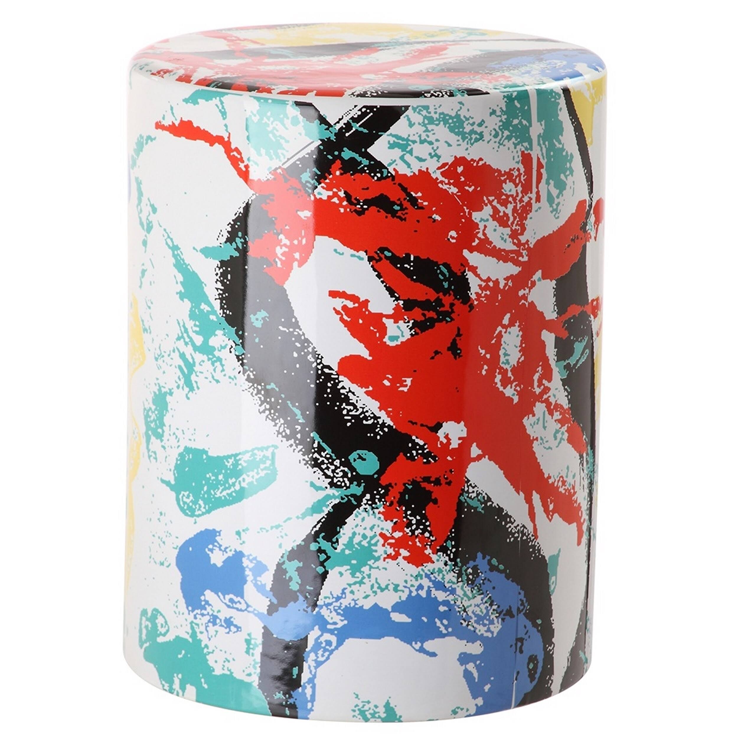 Safavieh Kes Multicolor Garden Stool , Multi