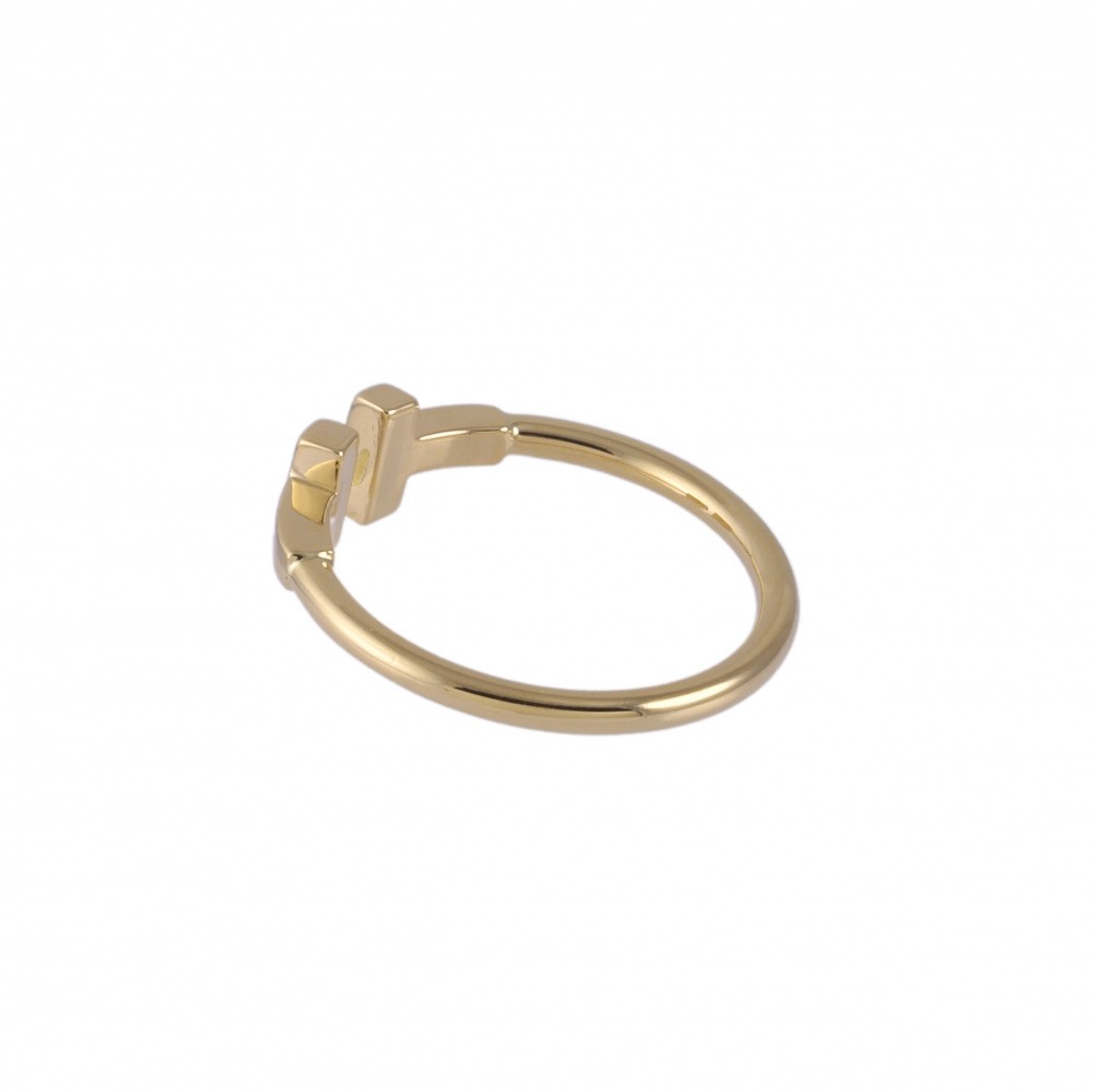 Tiffany & Co. Tiffany T Wire Ring 18K Yellow Gold