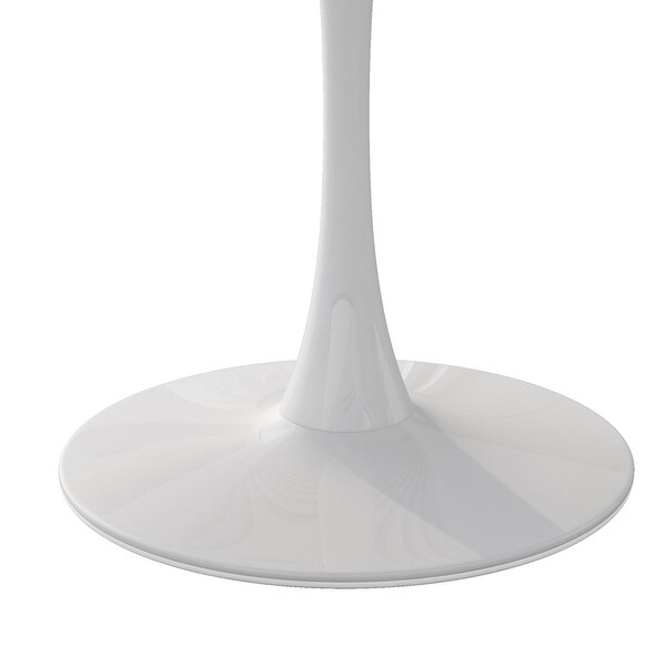 Modern 42 in. Round Dining Table with Round MDF Table Top,Metal Base
