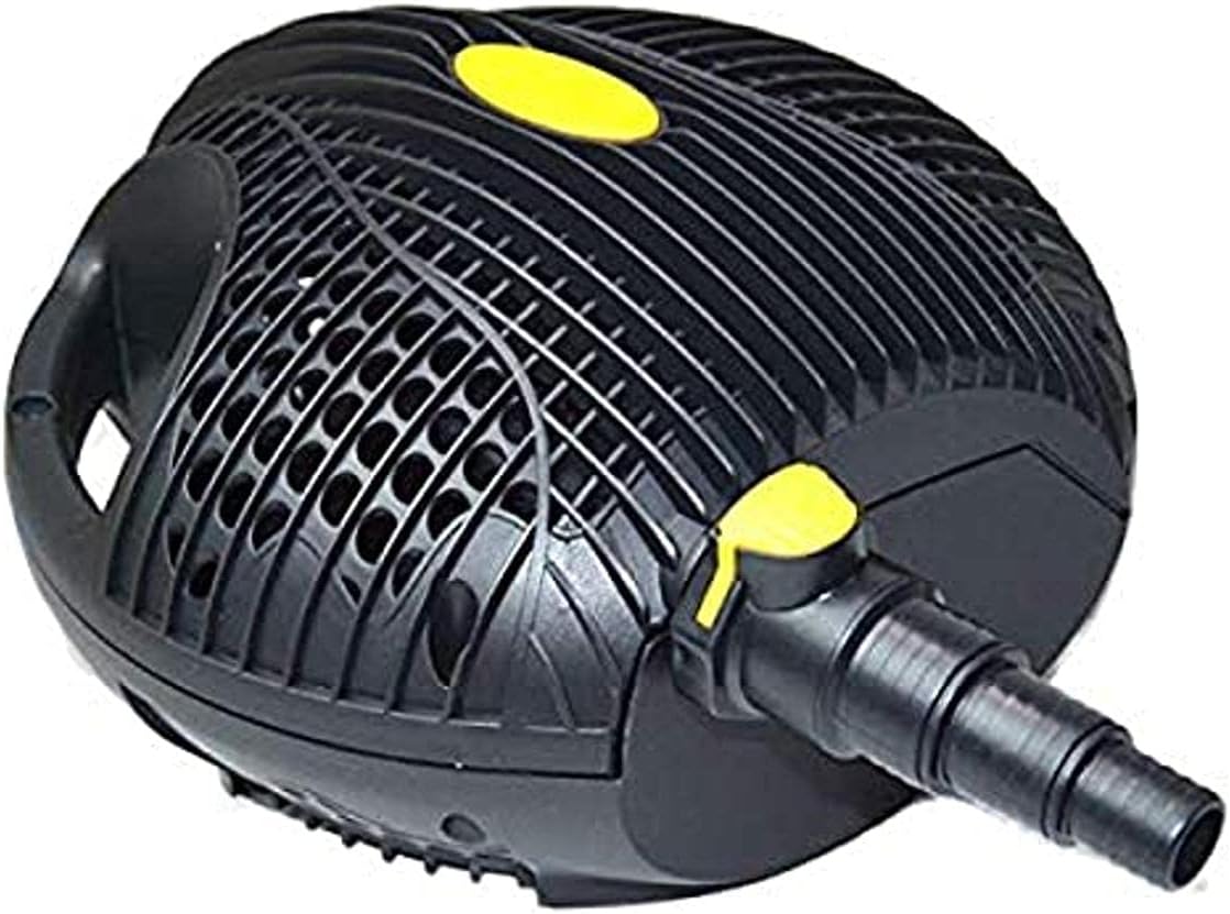 Max-Flo 2900 Electronic Waterfall & Filter Pump for 5800-Gallon Ponds, Black, Battery Powered