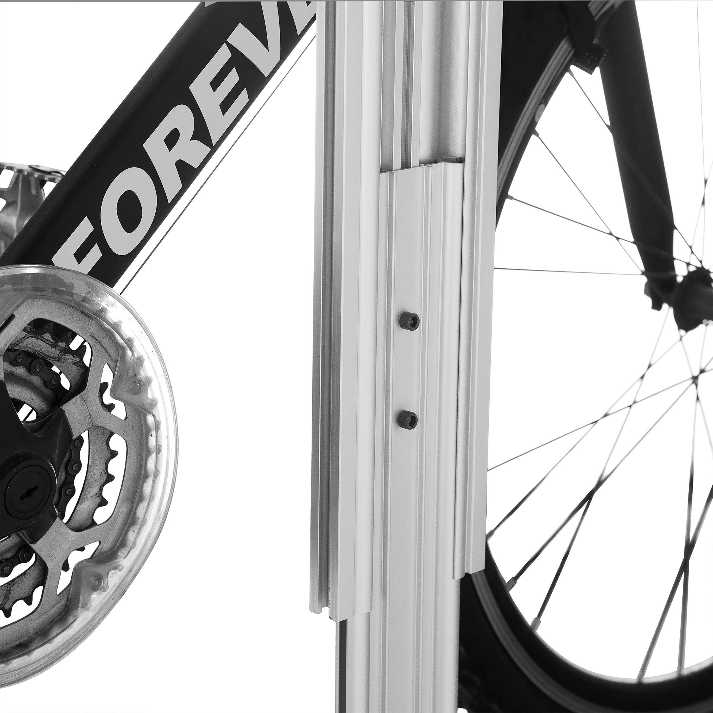 Rad Cycle Aluminum Bike Stand Bicycle Rack Holds Two Bicycles