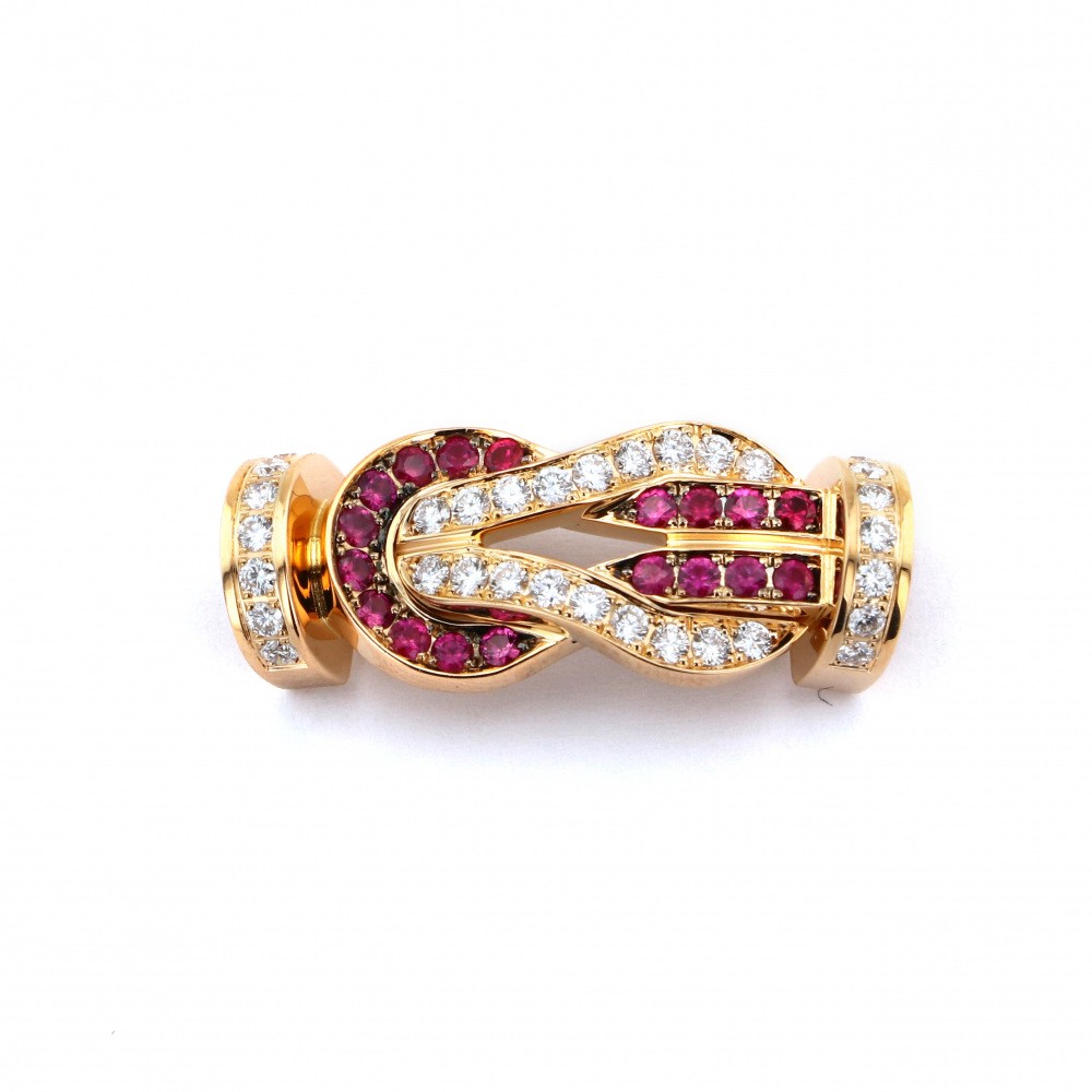 FRED Chance Amphini Ruby Diamond Bracelet 18K Rose Gold
