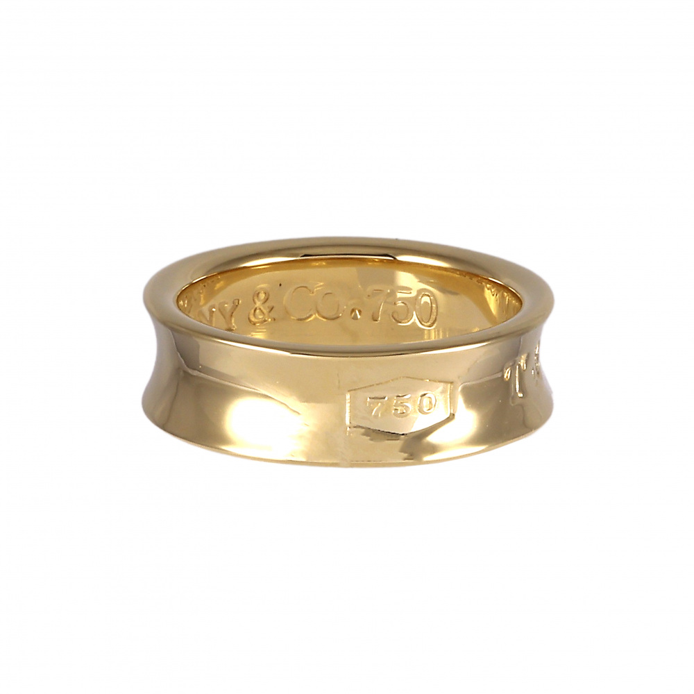 Tiffany & Co. Tiffany 1837 Narrow Ring 18K Yellow Gold
