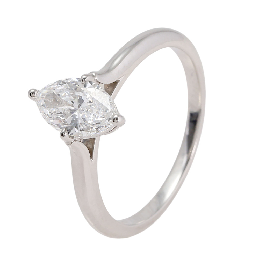 Tiffany & Co. Tiffany PT950 Ring E Platinum Diamond
