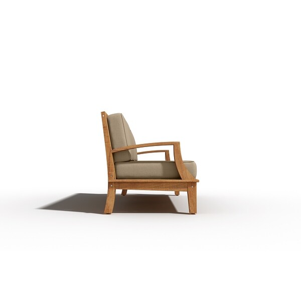 Eliane Teak Sofa with Sunbrella Cushion