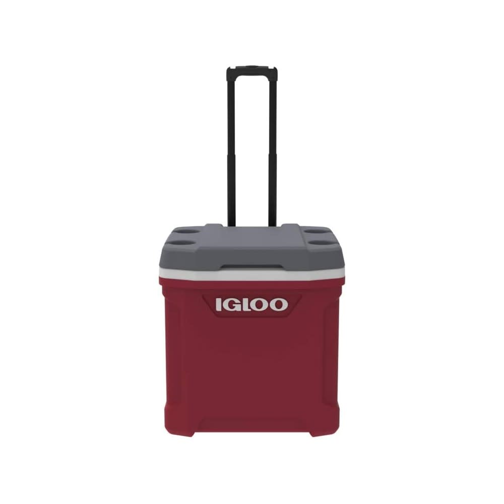 Igloo Latitude 30 Roller Cooler Industrial Red/Meteorite 30qt