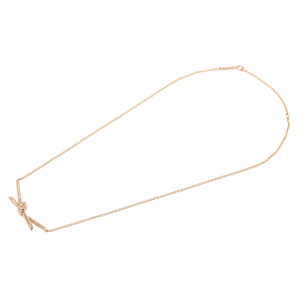 Tiffany & Co. Knot Necklace 18K Rose Gold 70152460