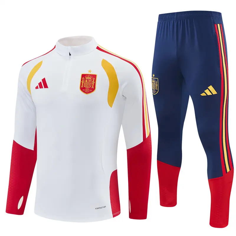 Adult 2526 Spain Training Suit - White