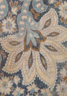 Madison Park Weathered Damask Blue Walls Printed Linen 3 Piece Set