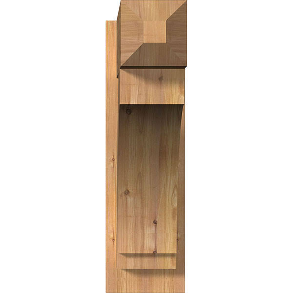 Ekena Millwork OUT08X26X26IMP04SWR 7 1/2x22W x 26x22D x 26x22H Imperial Smooth Craftsman Outlooker, Western Red Cedar