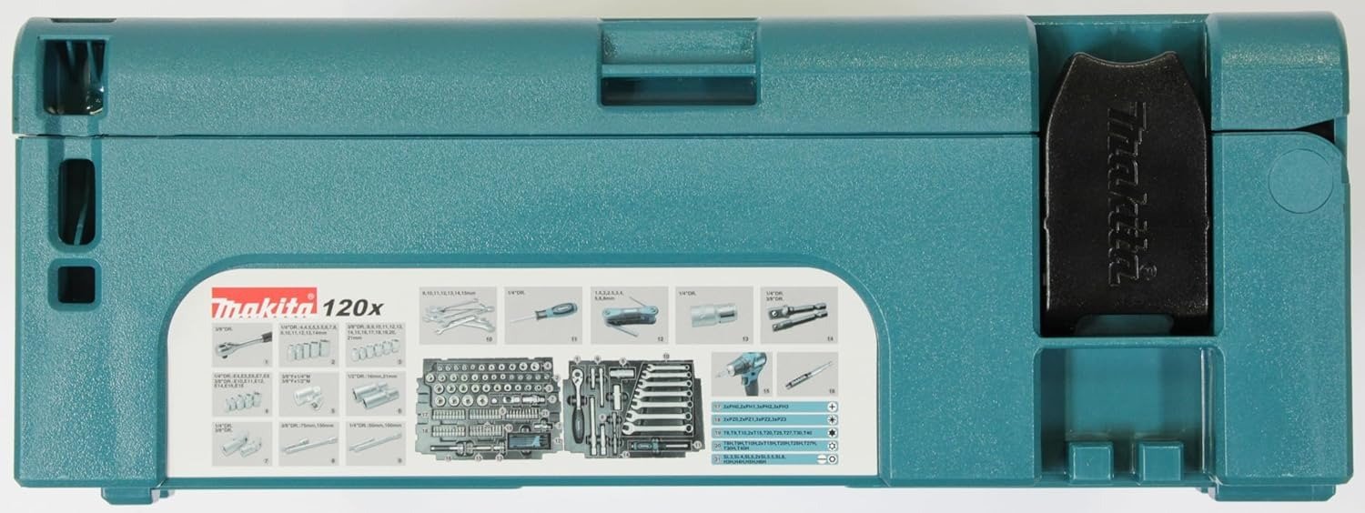 120 Piece Maintenance Set Supplied in a Makpac Case