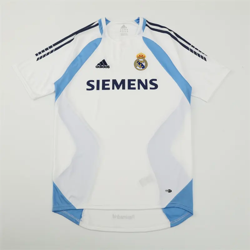2005/06 Real Madrid Retro Short Sleeves Training Jersey - White