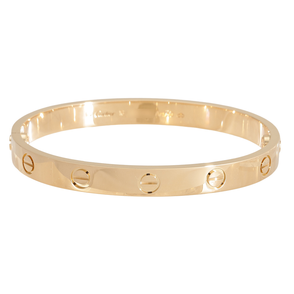 Cartier Love Classic Model Bracelet 18K Yellow Gold B6035500