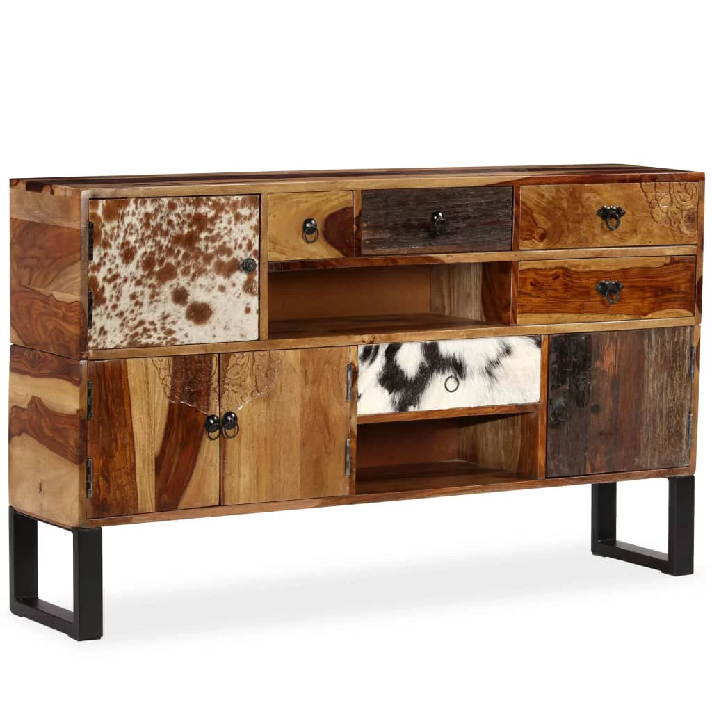 Dcenta Sideboard Solid Sheesham Wood 55.1