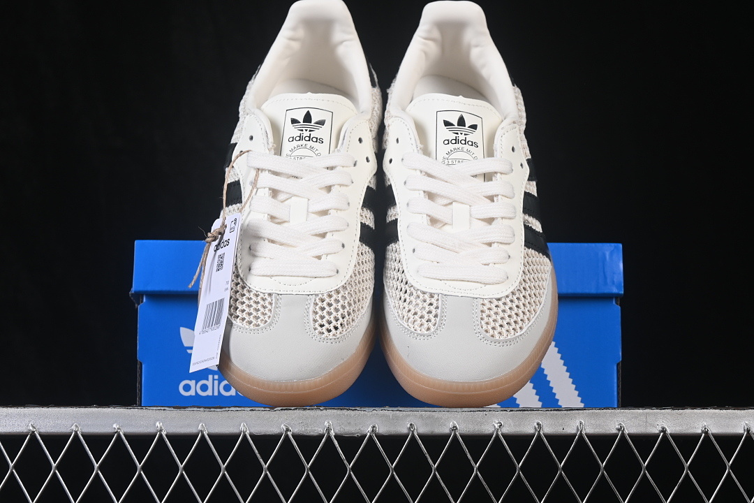 Adidas Samba Og Casual Sneakers Off White/Carbon/Gold Metallic IH4003