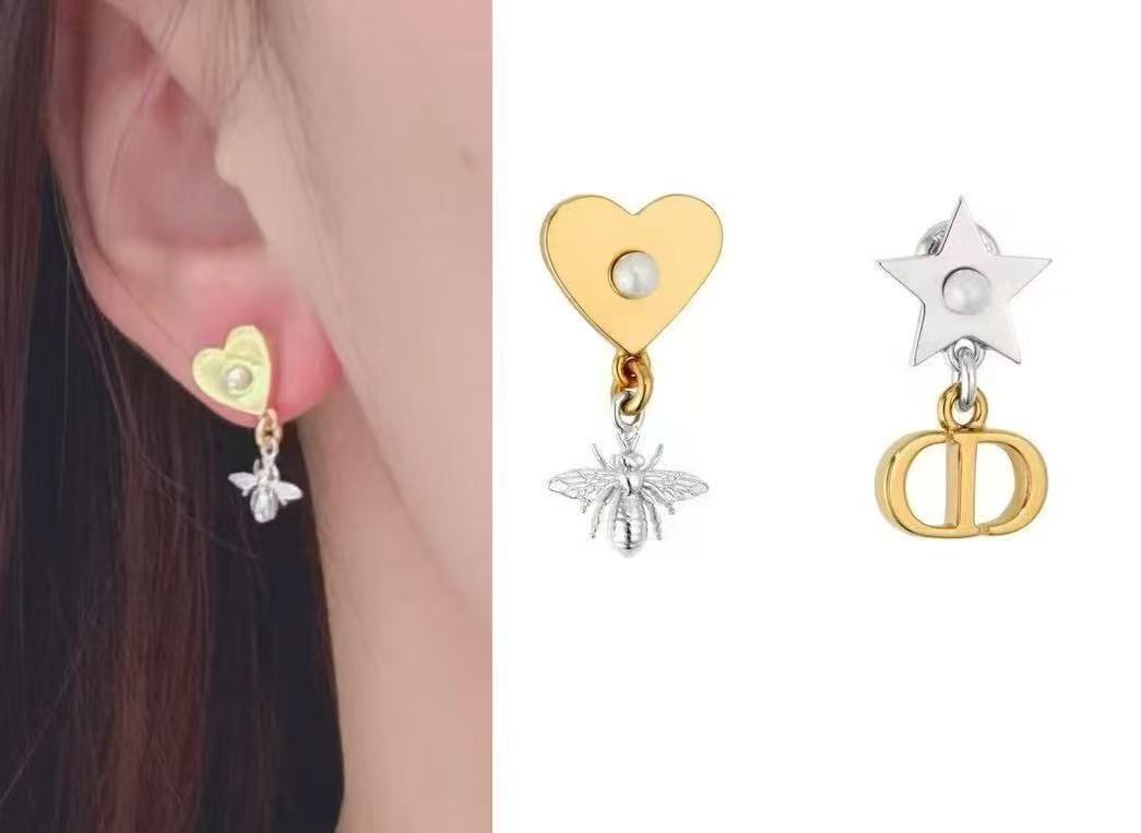 Dior Metallic Earrings - cnluxepick