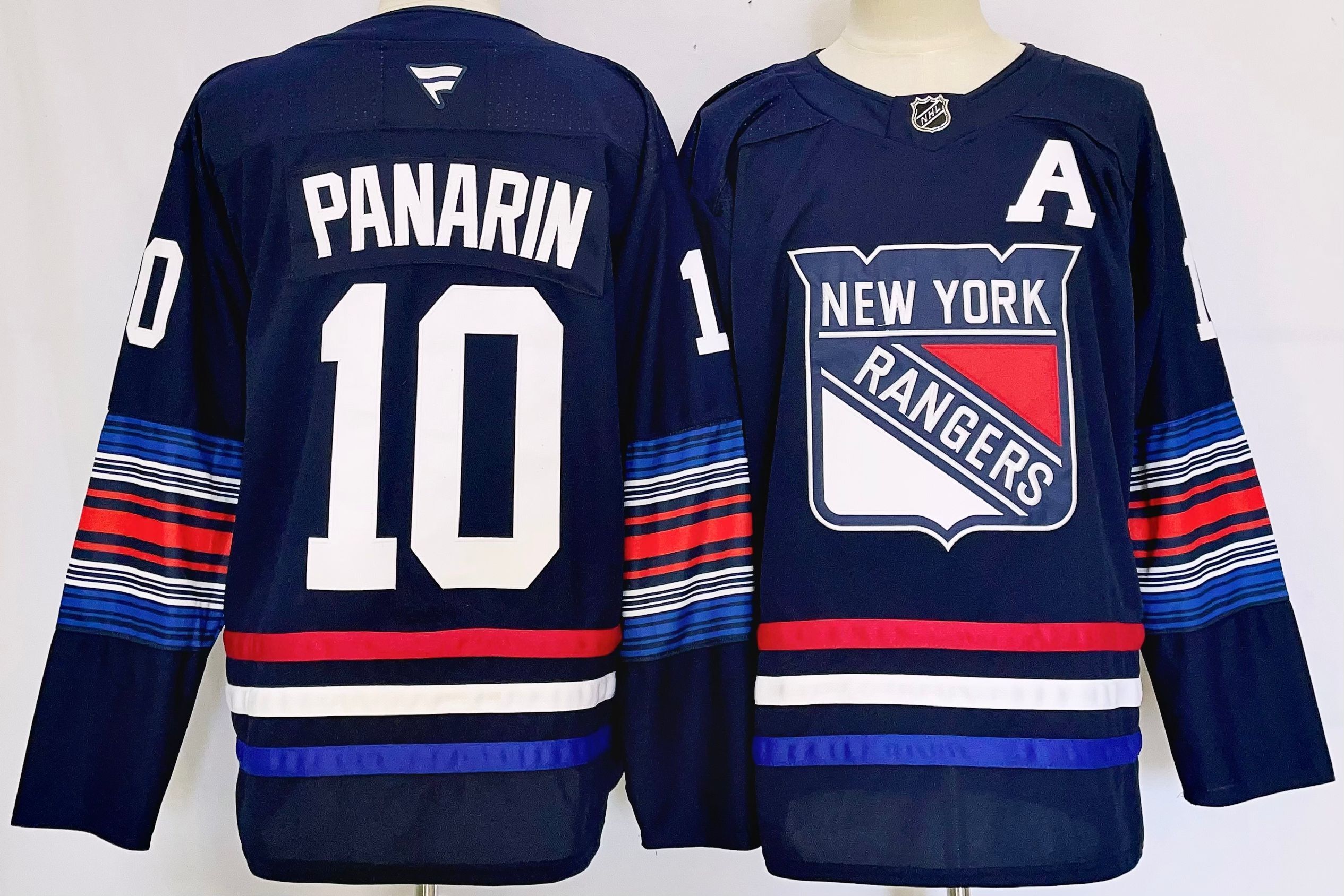 Men's New York Rangers Artemi Panarin #10 Fanatics Navy Player Jersey
