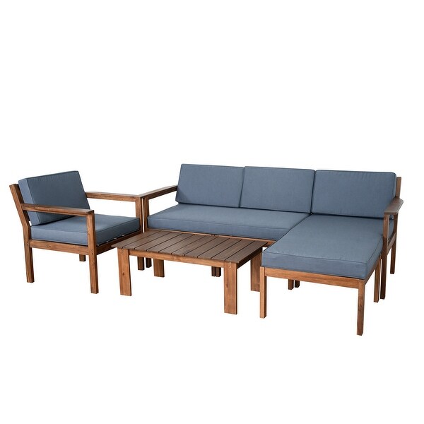 Patio Sofa Furniture Set with Additional Separate Table