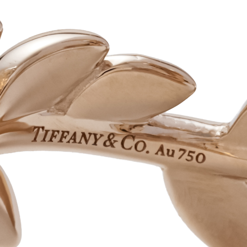 Tiffany & Co. Olive Leaf Paloma Picasso Ring 18K Rose Gold