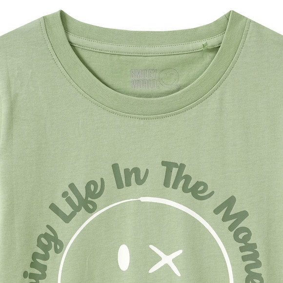 Yigga Smiley World T-Shirt aus Baumwolle