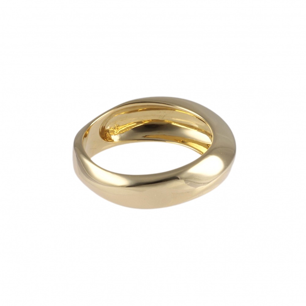 Tiffany & Co. Tiffany Twist Knife Edge K18YG Yellow Gold Ring