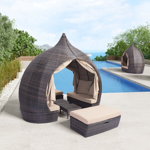 Majorca Daybed Brown and Beige