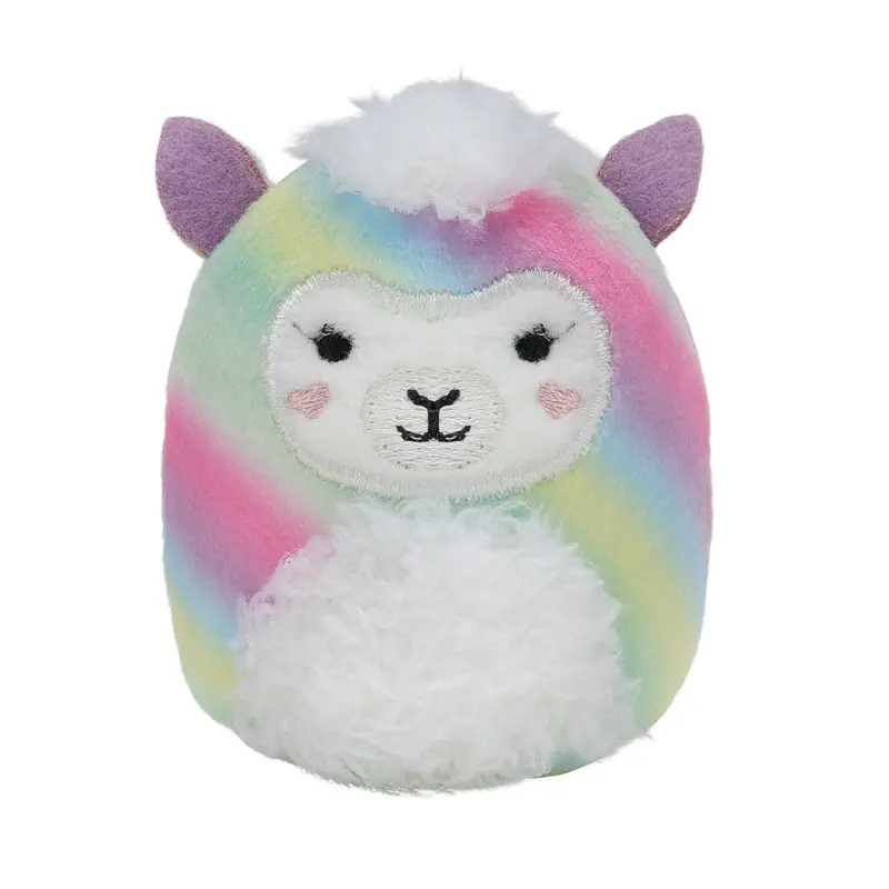 Squishmallows’ Squishville Mystery Mini Plush Rainbow Dream Squad, Six 2” Soft Mini-Squishmallow Rainbow Animals