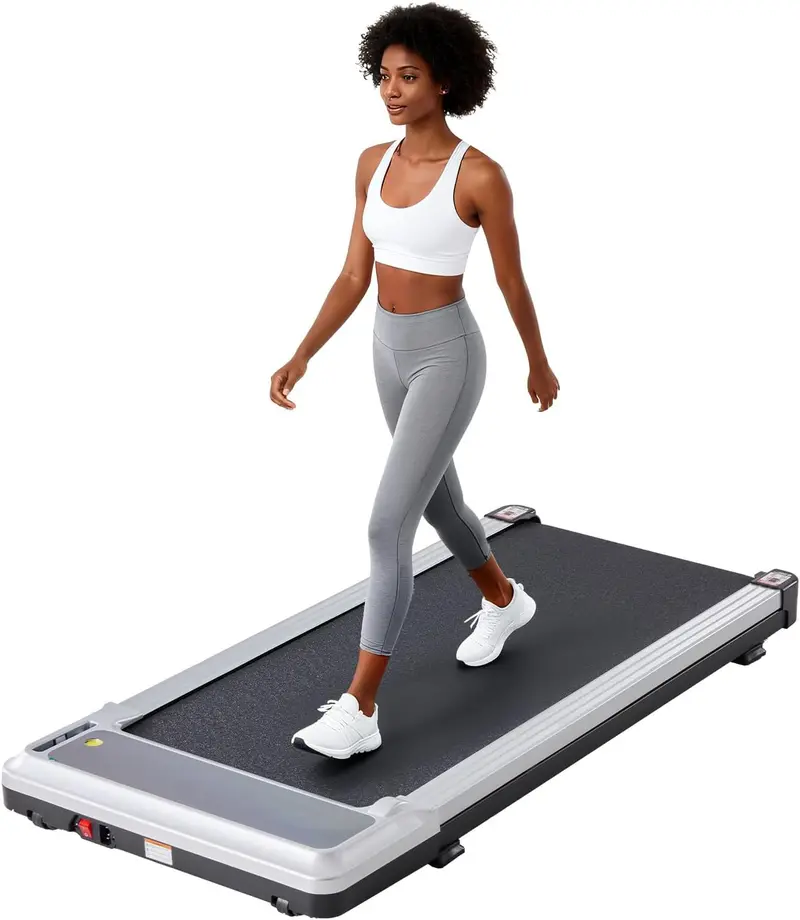 Sweetcrispy Compact Under-Desk Walking Pad – Quiet, Space-Saving Treadmill