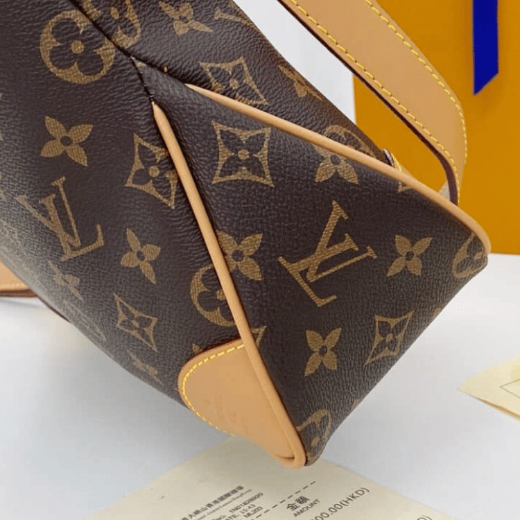 Louis Vuitton Odéon MM Monogram Natural 12.2 Inches M45355