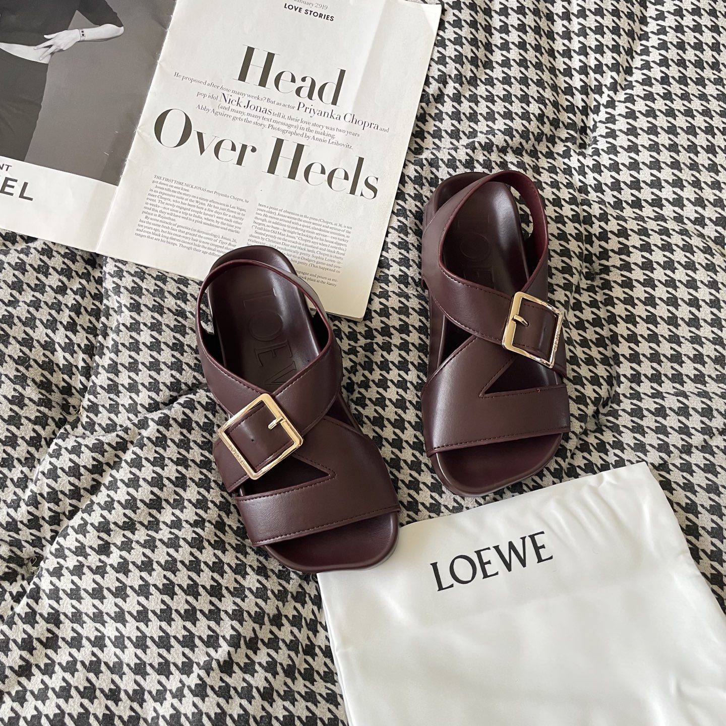 Loewe Cross Sandals - cnluxepick